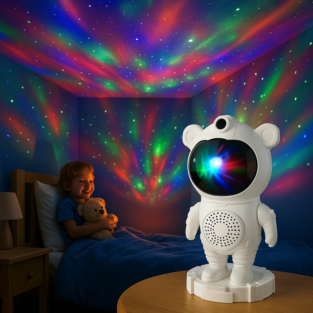 🌌 Proyector de Astronauta – Convierte tu hogar en una galaxia mágica 🚀