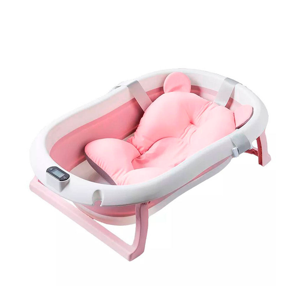 🛁 Baño seguro y cómodo para tu bebé con la Bañera Plegable con Termómetro 💖