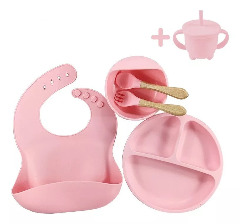 ¡Vajilla para bebés – Haz que cada comida sea una aventura segura y divertida! 🍼🧸