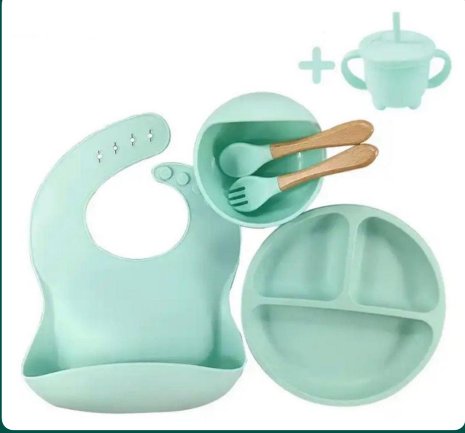 ¡Vajilla para bebés – Haz que cada comida sea una aventura segura y divertida! 🍼🧸