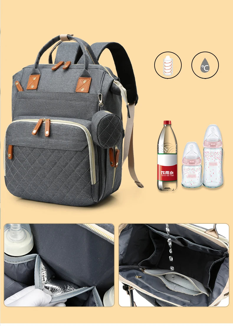 Pañalera Premium 3 en 1 – ¡Comodidad y estilo para papás modernos!
