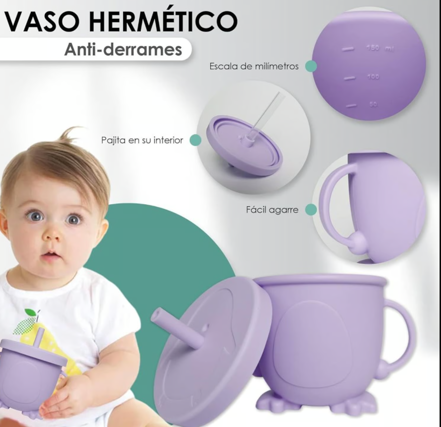 ¡Vajilla para bebés – Haz que cada comida sea una aventura segura y divertida! 🍼🧸