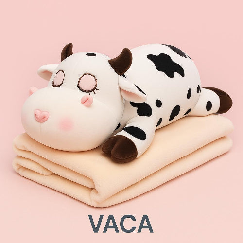 🧸 Peluche + Cobija ¡El compañero de sueños más tierno para tu bebé!