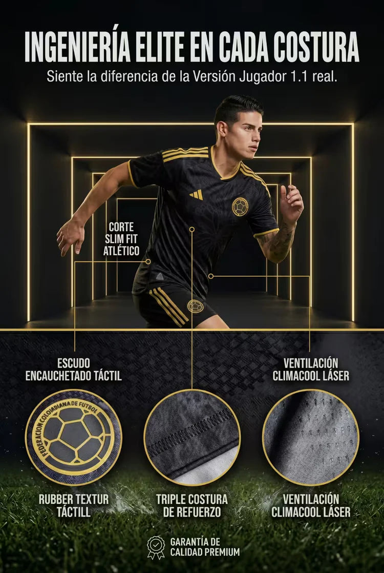 [PROMO] Colombia Black & Gold 2026 ⚫✨ -60% para el Mundial