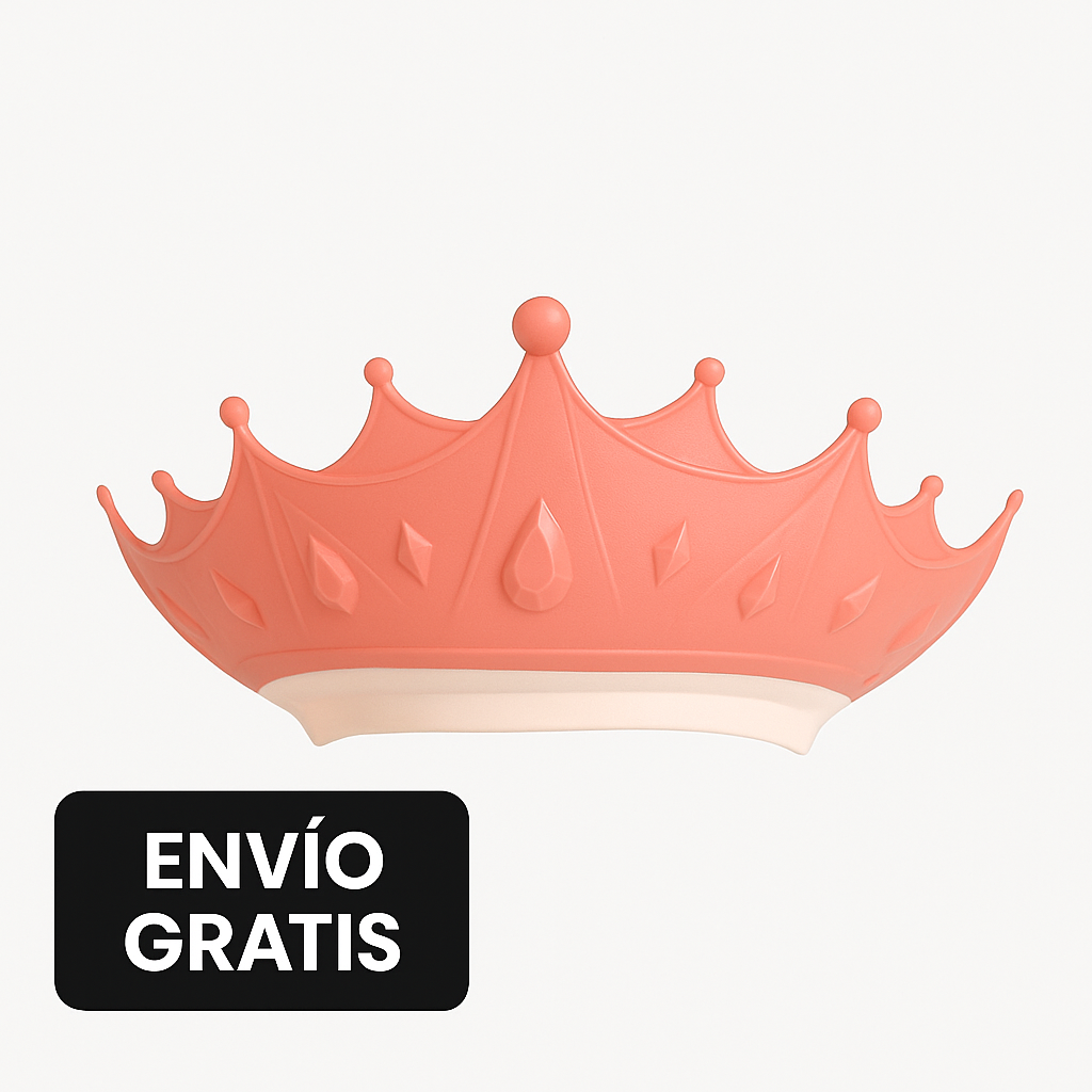 👑 Convierte el baño en juego con este gorro antillanto para bebé