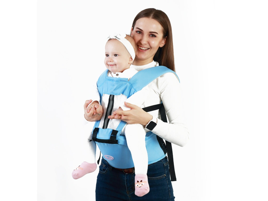 Lleva a tu bebé contigo con total seguridad y comodidad – Canguro ergonómico 3 en 1