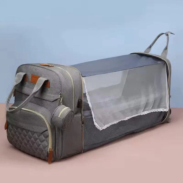 👩‍👧 Kit Mamá Moderna – Pañalera + Fular Cargador Gris + Set de Comida 👉 Elige aquí abajo el color de tu pañalera y de tu set de comida (el fular siempre es gris)
