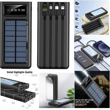 🛡️ Kit de Emergencia Solar 20.000 mAh — Que Nunca te Falten Energía, Luz y Comunicación